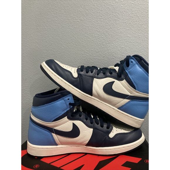 Size 11.5 - Jordan 1 Retro High OG Obsidian, UNC 2019 (VNDS) main image 11